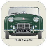 Triumph TR3 1955-57 (wire wheels) Coaster 1